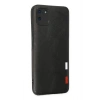 Mey İthalat®  Realme C11 Kılıf Loop Deri Silikon - Siyah