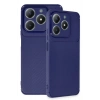 Mey İthalat®  Realme C61 Kılıf Auto Focus Karbon Kapak - Lacivert