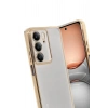 Mey İthalat®  Realme C75 4G Kılıf  Lensli Silikon - Gold