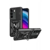 Mey İthalat®  Realme C75 4G Kılıf Pars Lens Yüzüklü Silikon - Siyah
