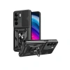 Mey İthalat®  Realme C75 4G Kılıf Pars Lens Yüzüklü Silikon - Siyah