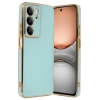 Mey İthalat®  Realme C75 4G Kılıf Volet Silikon - Açık Yeşil
