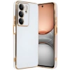 Mey İthalat®  Realme C75 4G Kılıf Volet Silikon - Beyaz