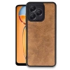 Mey İthalat®  Realme Note 50 4G Kılıf Aras Deri Kapak - Taba
