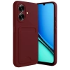 Mey İthalat®  Realme Note 60 Kelvin Kartvizitli Silikon - Bordo