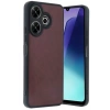 Mey İthalat®   Redmi 13 4G Kılıf Aras Deri Kapak - Bordo