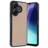 Mey İthalat®   Redmi 13 4G Kılıf Aras Deri Kapak - Pudra