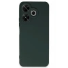 Mey İthalat®   Redmi 13 4G Kılıf First Silikon - Koyu Yeşil