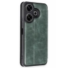 Mey İthalat®   Redmi 13 4G Kılıf Flip Cover - Koyu Yeşil