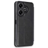 Mey İthalat®   Redmi 13 4G Kılıf Flip Cover - Siyah