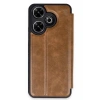 Mey İthalat®   Redmi 13 4G Kılıf Flip Cover - Taba