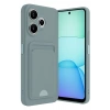 Mey İthalat®   Redmi 13 4G Kılıf Kelvin Kartvizitli Silikon - Açık Yeşil