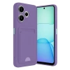 Mey İthalat®   Redmi 13 4G Kılıf Kelvin Kartvizitli Silikon - Lila