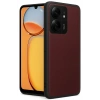 Mey İthalat®   Redmi 13C Kılıf Aras Deri Kapak - Bordo