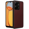 Mey İthalat®   Redmi 13C Kılıf Aras Deri Kapak - Bordo