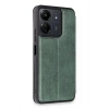 Mey İthalat®   Redmi 13C Kılıf Flip Cover - Koyu Yeşil