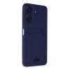 Mey İthalat®   Redmi 13C Kılıf Kelvin Kartvizitli Silikon - Lacivert