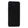 Mey İthalat®   Redmi 13C Kılıf Kelvin Kartvizitli Silikon - Siyah
