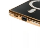 Mey İthalat®   Redmi 14C Joke Simli Magneticsafe Kılıf - Gold