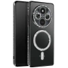 Mey İthalat®   Redmi 14C Joke Simli Magneticsafe Kılıf - Siyah