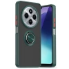 Mey İthalat®   Redmi 14C Kılıf Montreal Yüzüklü Silikon Kapak - Yeşil
