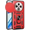 Mey İthalat®   Redmi 14C Kılıf Pars Lens Yüzüklü Silikon - Kırmızı