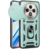 Mey İthalat®   Redmi 14C Kılıf Pars Lens Yüzüklü Silikon - Yeşil