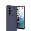 Mey İthalat®   Redmi 15 4G Auto Focus Karbon Kapak - Lacivert