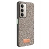Mey İthalat®   Redmi 15 4G Bright Simli Kapak - Gümüş