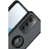 Mey İthalat®   Redmi 15 4G Montreal Yüzüklü Silikon Kapak - Siyah