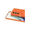 Mey İthalat®   Redmi 15 4G Regal Magsafe Standlı Kapak - Turuncu