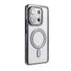 Mey İthalat®   Redmi 15C 4G Joke Simli Magneticsafe Kılıf - Siyah