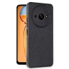 Mey İthalat®   Redmi A3 4G Kılıf Aras Deri Kapak - Siyah