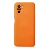Mey İthalat®   Redmi Note 10 Kılıf Nano içi Kadife Silikon - Turuncu