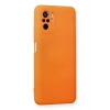 Mey İthalat®   Redmi Note 10 Kılıf Nano içi Kadife Silikon - Turuncu