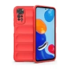 Mey İthalat®   Redmi Note 11 Kılıf Optimum Silikon - Kırmızı