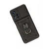 Mey İthalat®   Redmi Note 11T Kılıf Pars Lens Yüzüklü Silikon - Siyah