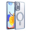 Mey İthalat®   Redmi Note 12 Pro 4G Joke Simli Magneticsafe Kılıf - Mavi