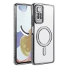 Mey İthalat®   Redmi Note 12 Pro 4G Joke Simli Magneticsafe Kılıf - Siyah