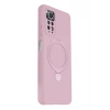 Mey İthalat®   Redmi Note 12 Pro 4G Regal Magsafe Standlı Kapak - Açık Pembe