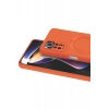 Mey İthalat®   Redmi Note 12 Pro 4G Regal Magsafe Standlı Kapak - Turuncu