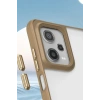 Mey İthalat®   Redmi Note 12 Pro 5G Kılıf Penta Silikon Kılıf - Çöl Titanyum