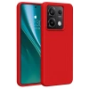 Mey İthalat®   Redmi Note 13 4G Kılıf First Silikon - Kırmızı