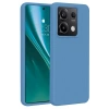 Mey İthalat®   Redmi Note 13 4G Kılıf First Silikon - Mavi