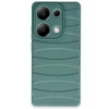 Mey İthalat®   Redmi Note 13 Pro 4G Kılıf Bibercas Silikon Kapak - Koyu Yeşil