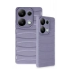Mey İthalat®   Redmi Note 13 Pro 4G Kılıf Bibercas Silikon Kapak - Lila