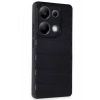 Mey İthalat®   Redmi Note 13 Pro 4G Kılıf Bibercas Silikon Kapak - Siyah