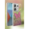 Mey İthalat®   Redmi Note 13 Pro 4G Kılıf Blade Aynalı Desenli Kapak - Desen 2