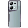 Mey İthalat®   Redmi Note 13 Pro 4G Kılıf Boyi Silikon Kapak - Derin Mor