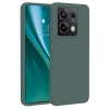 Mey İthalat®   Redmi Note 13 Pro 4G Kılıf First Silikon - Koyu Yeşil